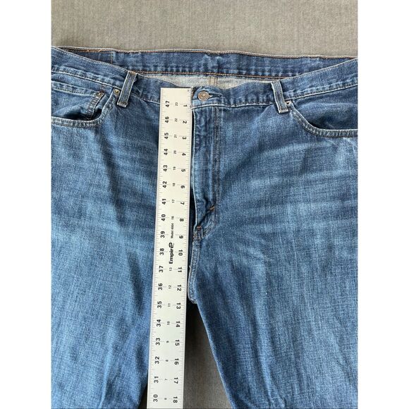 Levis 569 Loose Straight Jeans‎ Mens 42x30 Blue Medium Wash Classic Denim Casual - Picture 3 of 13
